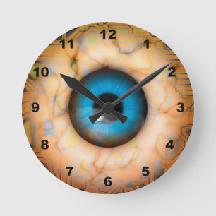 Reloj Redondo Mediano Ojo