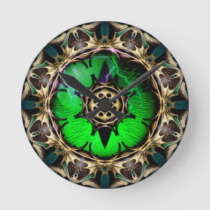 Reloj Redondo Mediano Ojo de Dragón
