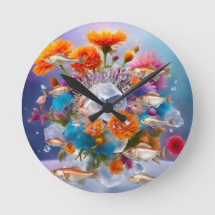 Reloj Redondo Mediano Ojo de la Naturaleza