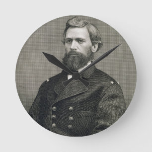 Reloj Redondo Mediano Oliverio Otis Howard (1830-1909), grabado por