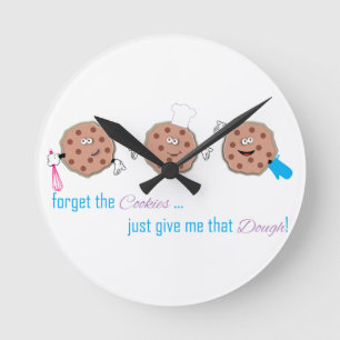Reloj Redondo Mediano Olviden las galletas