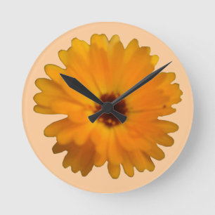 Reloj Redondo Mediano Orange Marigold Wall Clock