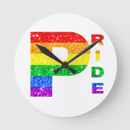 RELOJ REDONDO MEDIANO "ORGULLO" ARCOÍRIS #3