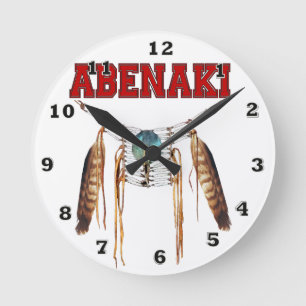 Reloj Redondo Mediano Orgulloso ser Abenaki