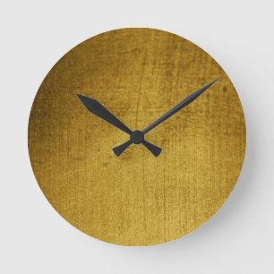 Reloj Redondo Mediano Oro de aspecto vintage usado