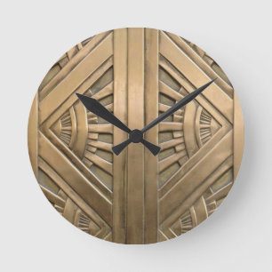 Reloj Redondo Mediano oro, nouveau del arte, art déco, vintage, moda,