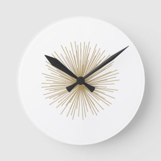 Reloj Redondo Mediano Oro Sputnik Starburst