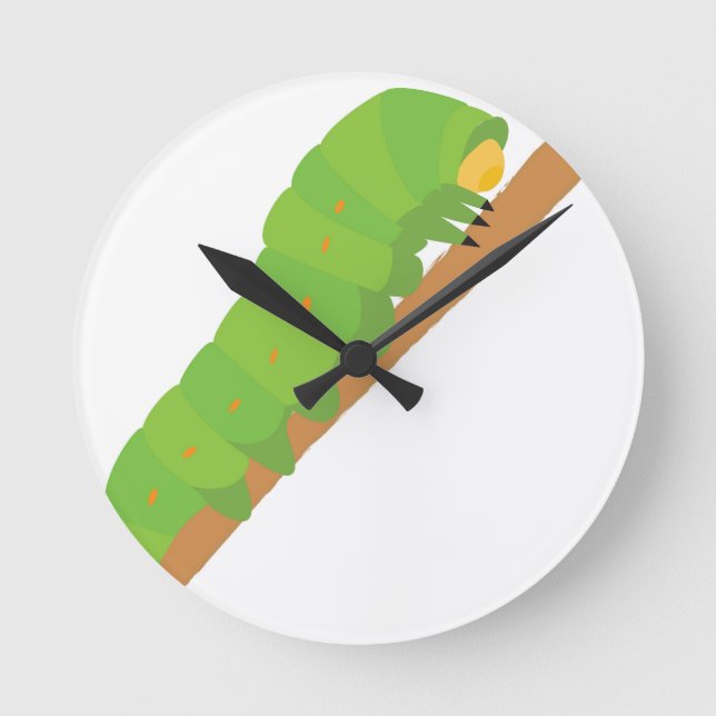 Reloj Redondo Mediano Oruga (Anverso)