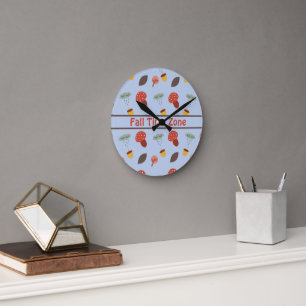 Reloj Redondo Mediano Otoño