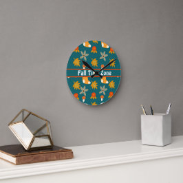 Reloj Redondo Mediano Otoño