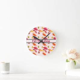Reloj Redondo Mediano Otoño