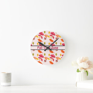 Reloj Redondo Mediano Otoño