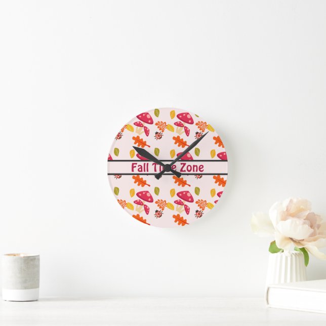 Reloj Redondo Mediano Otoño (Hogar)