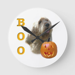Reloj Redondo Mediano Otterhound Halloween BOO