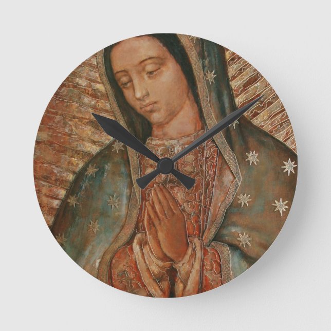 Reloj Redondo Mediano our lady of guadalupe (Anverso)