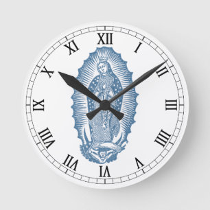 Reloj Redondo Mediano Our Lady of Guadalupe