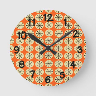 Reloj Redondo Mediano Ovalos y estallidos