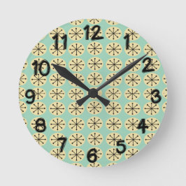 Reloj Redondo Mediano Ovalos y estallidos