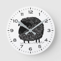 Oveja negra con horas y minutos