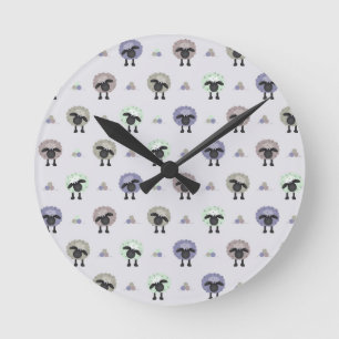 Reloj Redondo Mediano Ovejas