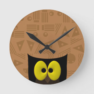 Reloj Redondo Mediano Owl Southwestern