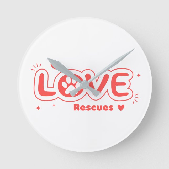 Reloj Redondo Mediano OWRAssist Rescates de Amor (Anverso)