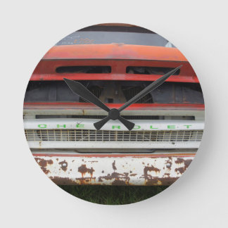 Reloj Redondo Mediano Oxidado viejo