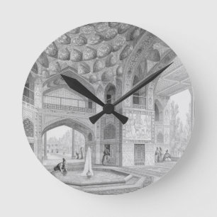 Reloj Redondo Mediano Pabellón de las Ocho Paradisas, en Isfahán, de