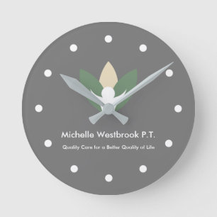 Reloj Redondo Mediano Pacientes con Terapia Física Esperando Clocks Roo