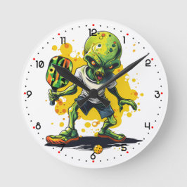 Reloj Redondo Mediano Paddle to the Mothership Pickleball