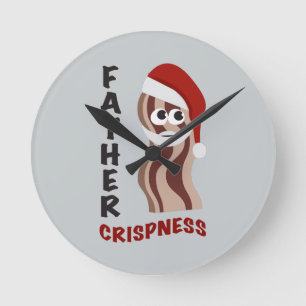 Reloj Redondo Mediano ¡Padre Crispness! Bacon