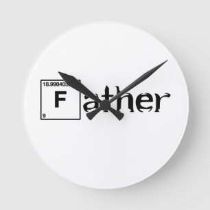 Reloj Redondo Mediano Padre... Regalo del día del padre