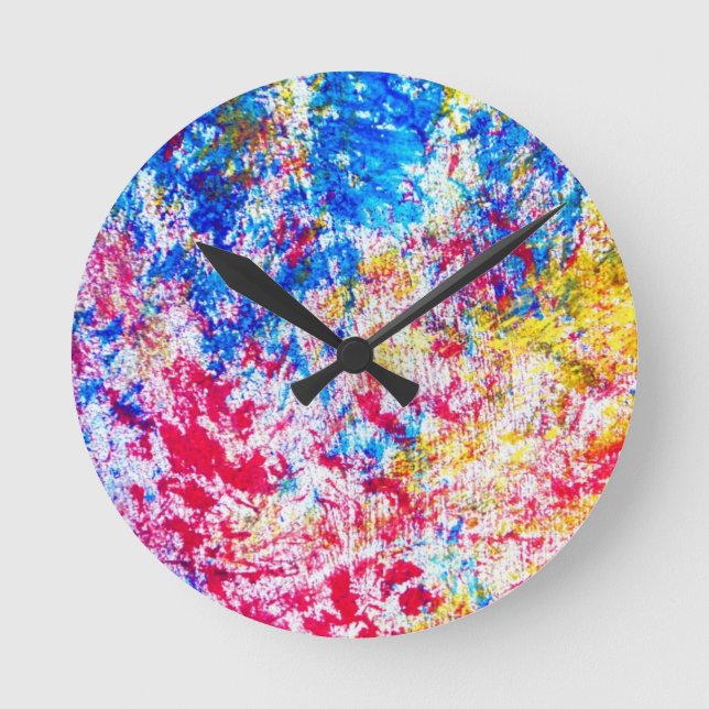 Reloj Redondo Mediano Paint (Anverso)