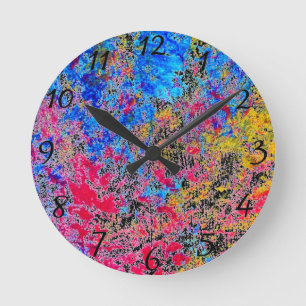 Reloj Redondo Mediano Paint Clock