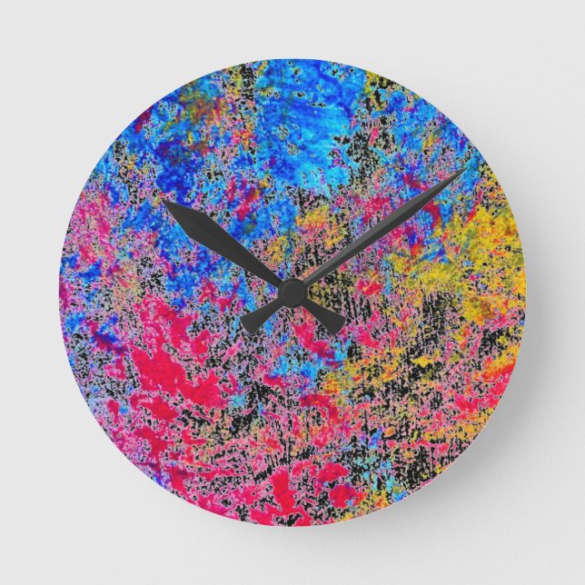 Reloj Redondo Mediano Paint Clock (Anverso)