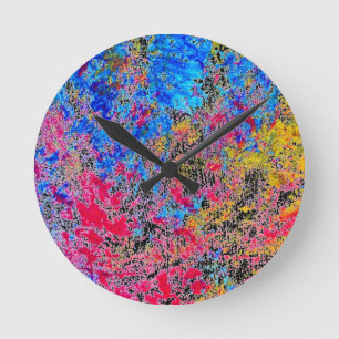 Reloj Redondo Mediano Paint Clock