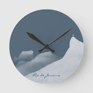 Reloj Redondo Mediano paisaje rio de janeiro