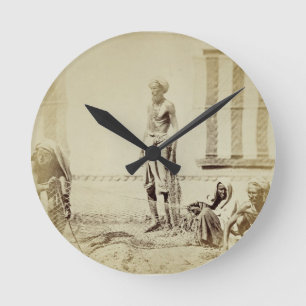 Reloj Redondo Mediano Pájaro-Colectores, casta baja Hindus en Delhi,