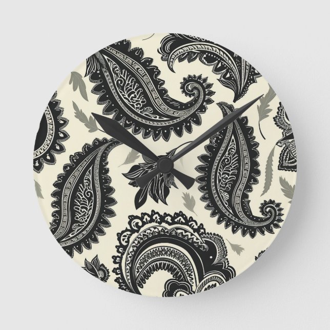 Reloj Redondo Mediano Palacios de Paisley (Anverso)