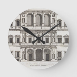 Reloj Redondo Mediano Palazzo Farnese, de los "di Roma de Palazzi",