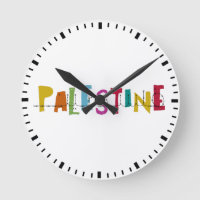 PALESTINA Nombre árabe Colorful Tote Bag Watch