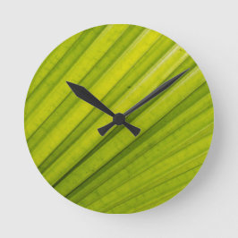 Reloj Redondo Mediano Palm Leaf