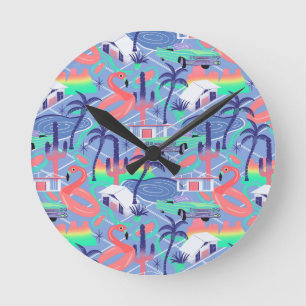 Reloj Redondo Mediano Palm Springs blus