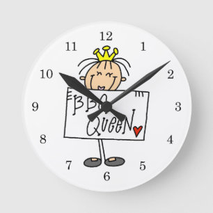 Reloj Redondo Mediano Palo Figura BQ Queen