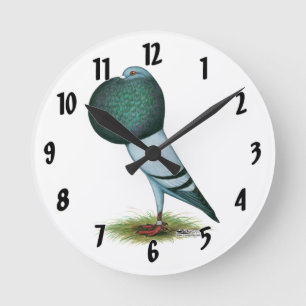 Reloj Redondo Mediano Paloma alcaparra