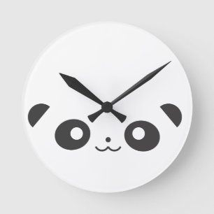Reloj Redondo Mediano Panda del Peekaboo