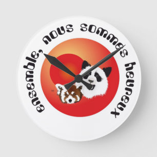 Reloj Redondo Mediano Panda Treffen Uhr