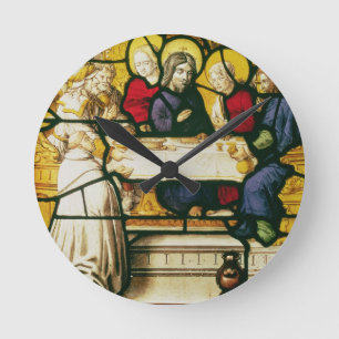 Reloj Redondo Mediano Panel depicting St. Andrew at the Supper at Emmaus