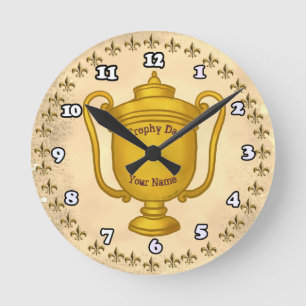 Reloj Redondo Mediano Papá Trofeo