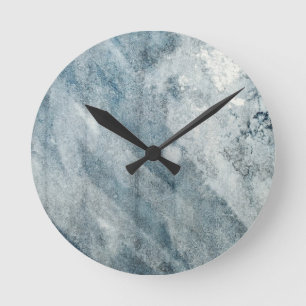 Reloj Redondo Mediano Papel de la acuarela